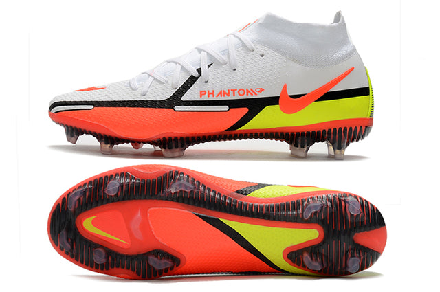 Chuteira Campo Nike Phantom GT2 Elite FG White - Cano Alto