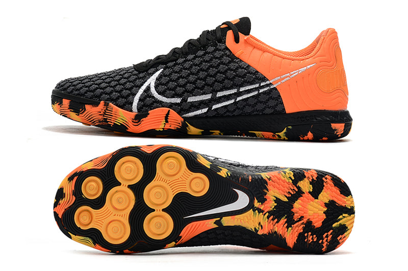 Chuteira Futsal Nike Phantom GT - Preto/Laranja - Low