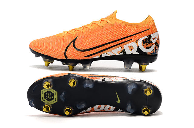 Chuteira Campo Nike Mercurial Vapor 13 Elite SG-PRO Anti Clog Orange - Low