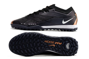 Chuteira Society Nike Air Zoom TF Preto/Marrom - Low