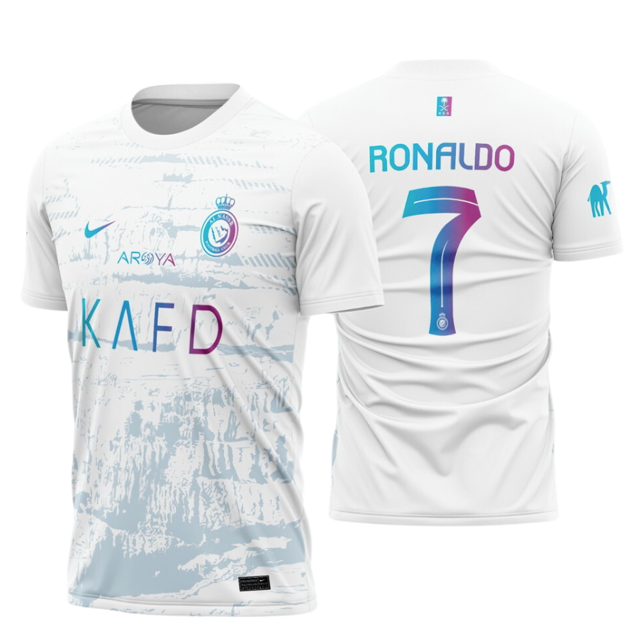 Camisa Al-Nassr III 23/24 (RONALDO -7) Nike - Branco | Futmantos