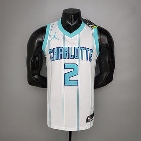 Regata Charlotte Hornets Masculina - Branca