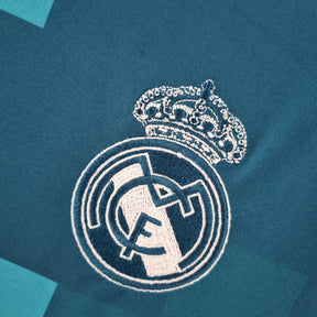 Camisa Manga Longa Real Madrid 17/18 Adidas - Azul | Futmantos