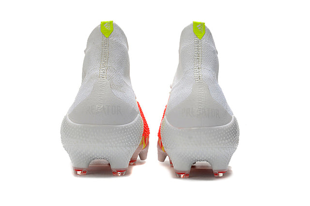 Chuteira Campo Adidas Predator Mutator .1 FG White/Red - Cano Alto