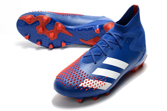 Chuteira Campo Adidas Predator Mutator .1 FG Blue/Red - Cano Alto