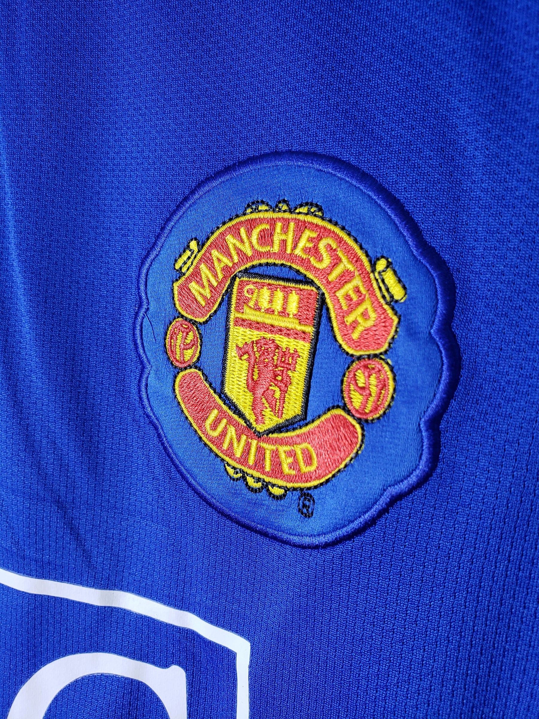 Camisa Manga Longa Manchester United 07/08 Nike - Azul | Futmantos