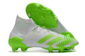 Chuteira Campo Adidas Predator Mutator .1 FG White/Green - Cano Alto