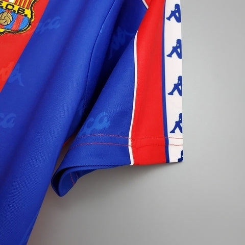 Camisa Barcelona Retrô 1992/1995 Azul e Vermelha - Kappa | Futmantos