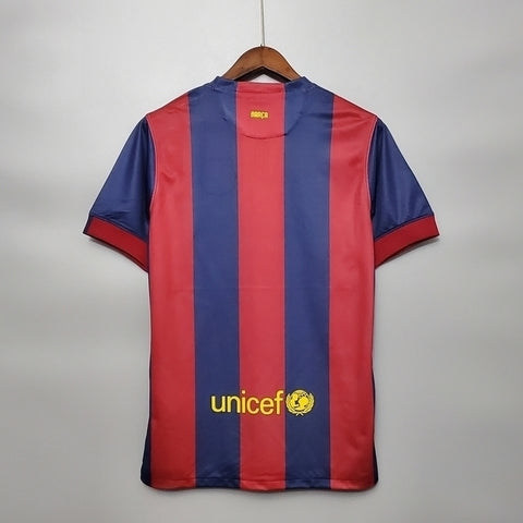 Camisa Barcelona Retrô 2014/2015 Azul e Grená - Nike | Futmantos