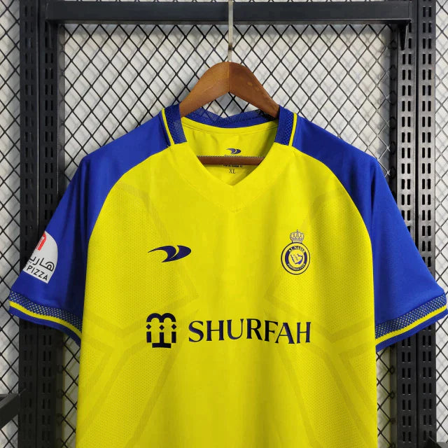 Camisa Al-Nassr I 23/24 Duneus - Amarelo e Azul | Futmantos