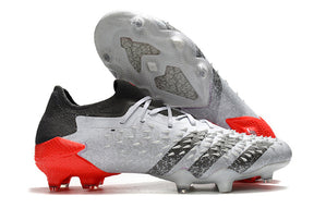 Chuteira Campo Adidas Predator Freak .1 FG White/Iron Metallic/Solar Red - Low