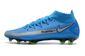 Chuteira Campo Nike Phantom GT Elite Dynamic Fit FG Blue - Cano Alto