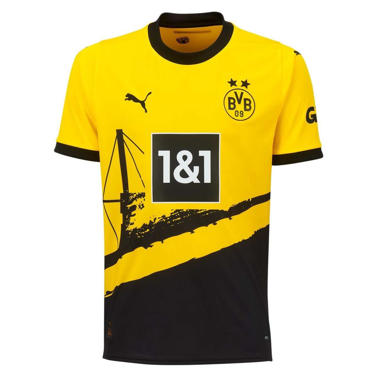 Camisa Borussia Dortmund I 23/24 Puma - Amarelo  | Futmantos