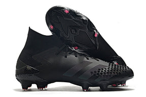 Chuteira Campo Adidas Predator Mutator .1 FG Black/Pink - Cano Alto