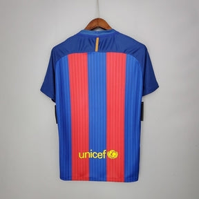 Camisa Barcelona Retrô 2016/2017 Azul e Vermelha - Nike | Futmantos