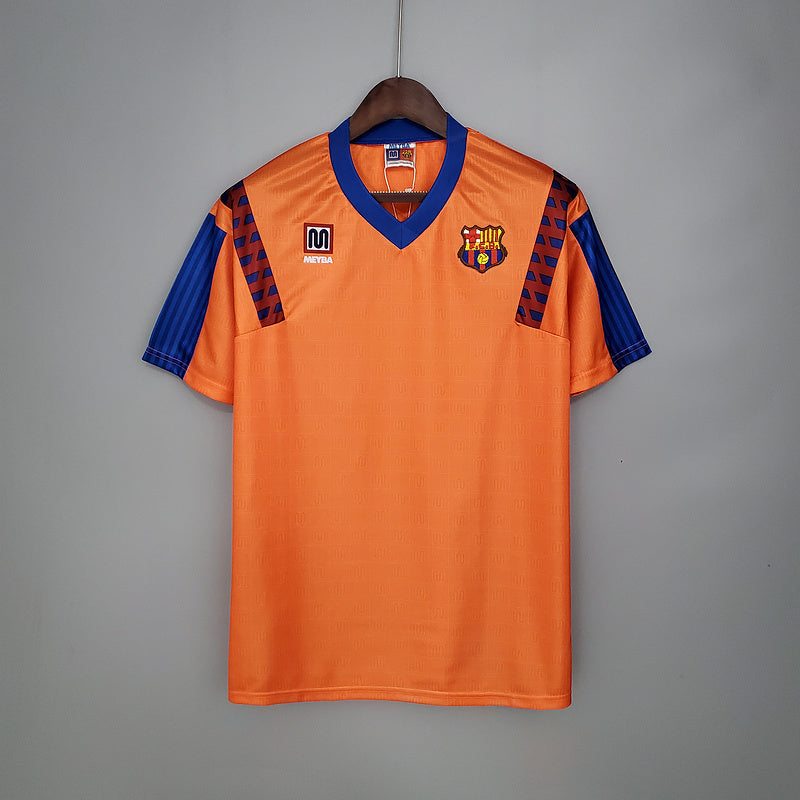 Camisa Barcelona Retrô 1989/1992 Laranja - Meyba | Futmantos