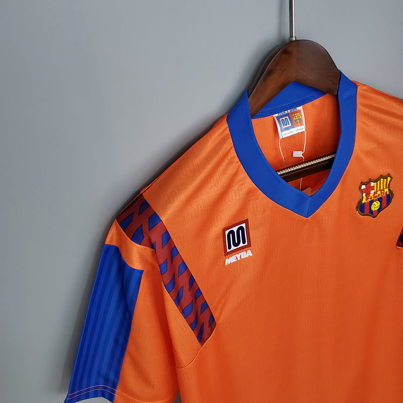 Camisa Barcelona Retrô 1989/1992 Laranja - Meyba | Futmantos