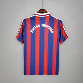 Camisa Bayern de Munique Retrô 1995/1997 Azul e Vermelha - Adidas | Futmantos