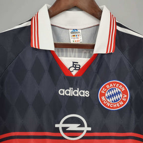 Camisa Bayern Retrô 1997/1999 Preta e Vermelha - Adidas | Futmantos