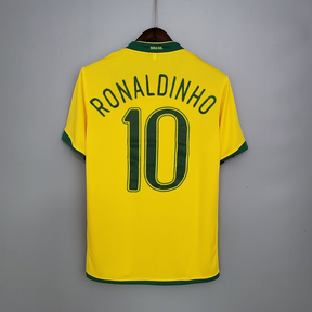 Camisa Seleção Brasileira Retrô 2006 Amarela - Nike | Futmantos