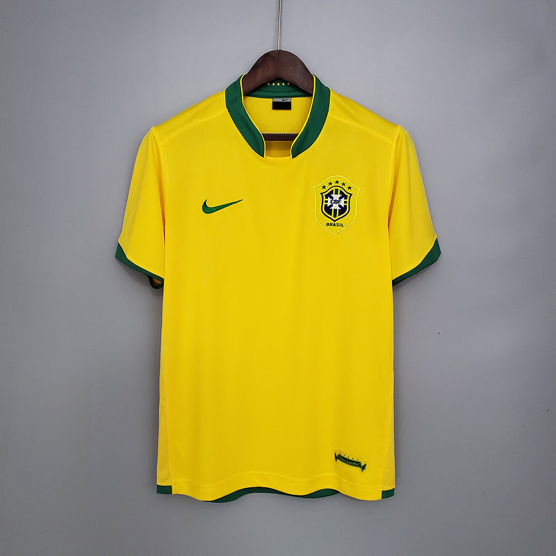 Camisa Seleção Brasileira Retrô 2006 Amarela - Nike | Futmantos