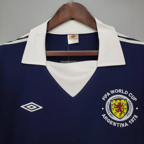 Camisa Escócia Retrô 1978 Azul - Umbro | Futmantos