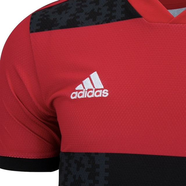 Camisa Flamengo I 21/22 Adidas - Rubro Negro