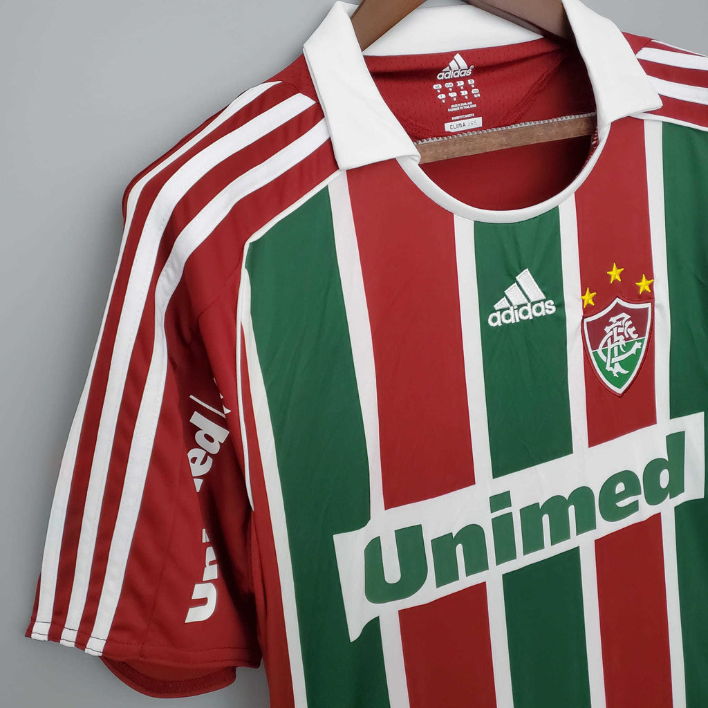 Camisa Fluminense Retrô 2008/2009 Vermelha e Verde - Adidas | Futmantos