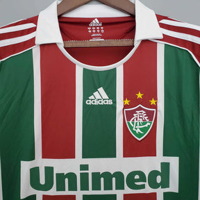 Camisa Fluminense Retrô 2008/2009 Vermelha e Verde - Adidas | Futmantos