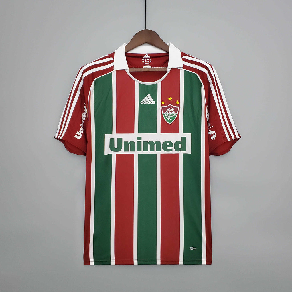 Camisa Fluminense Retrô 2008/2009 Vermelha e Verde - Adidas | Futmantos