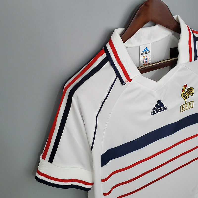 Camisa França Retrô 1998 Branca - Adidas | Futmantos