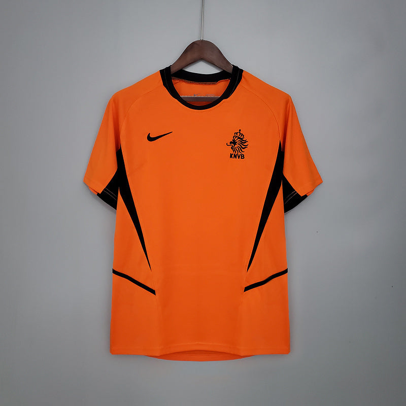 Camisa Holanda Retrô 2002 Laranja - Nike | Futmantos