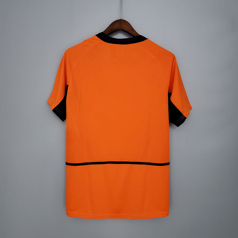 Camisa Holanda Retrô 2002 Laranja - Nike | Futmantos