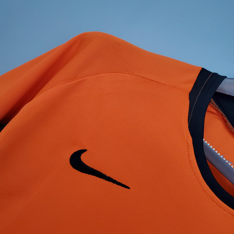 Camisa Holanda Retrô 2002 Laranja - Nike | Futmantos