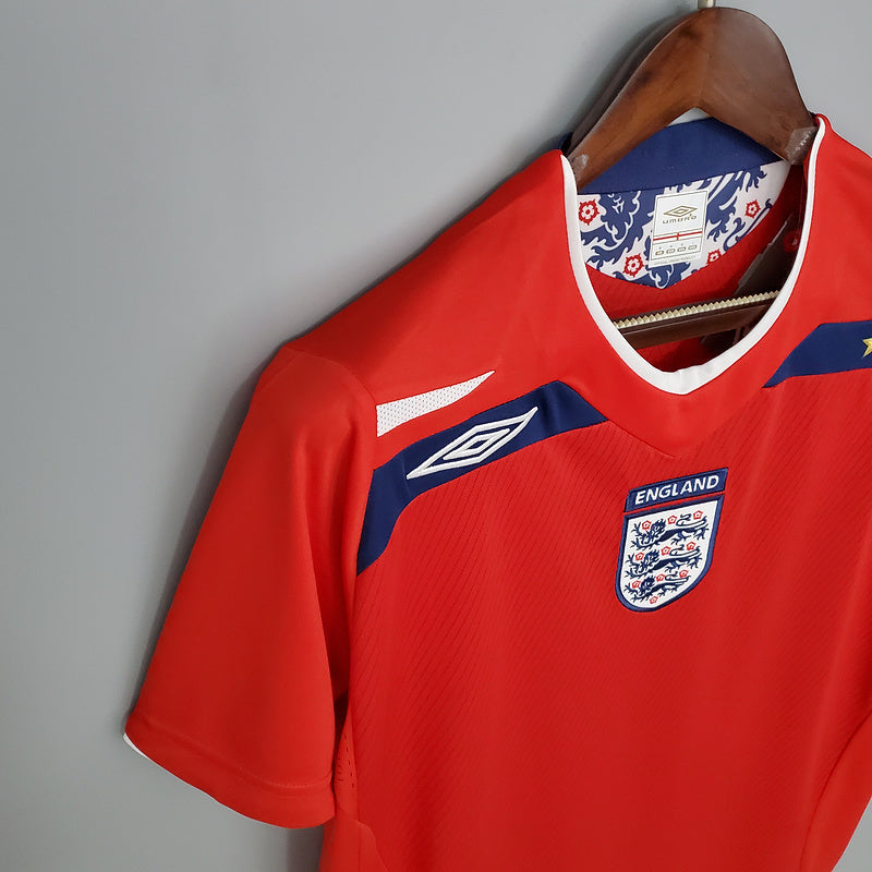 Camisa Inglaterra Retrô 2008/2009 Vermelha - Umbro | Futmantos