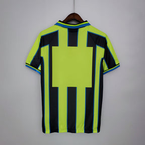 Camisa Manchester City Retrô 1998/1999 Amarela e Preta - Kappa  | Futmantos