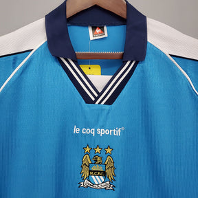 Camisa Manchester City Retrô 1999/2001 Azul | Futmantos