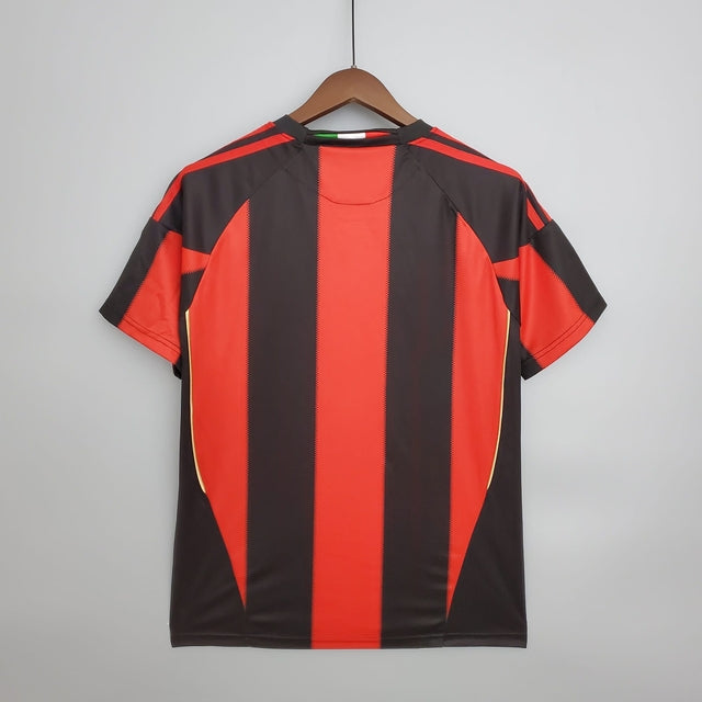 Camisa Milan Retrô 2010/2011 Vermelha e Preta - Adidas | Futmantos