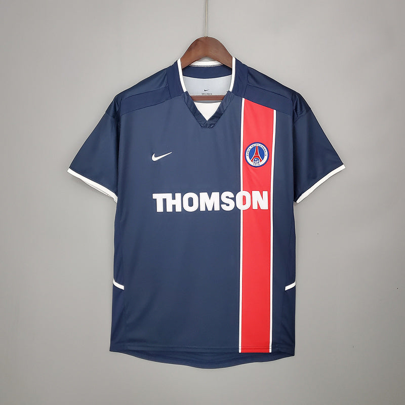 Camisa PSG Retrô 2002/2003 Azul e Vermelha - Nike | Futmantos