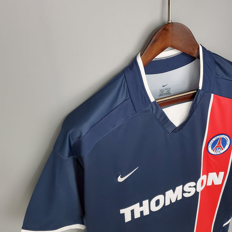 Camisa PSG Retrô 2002/2003 Azul e Vermelha - Nike | Futmantos