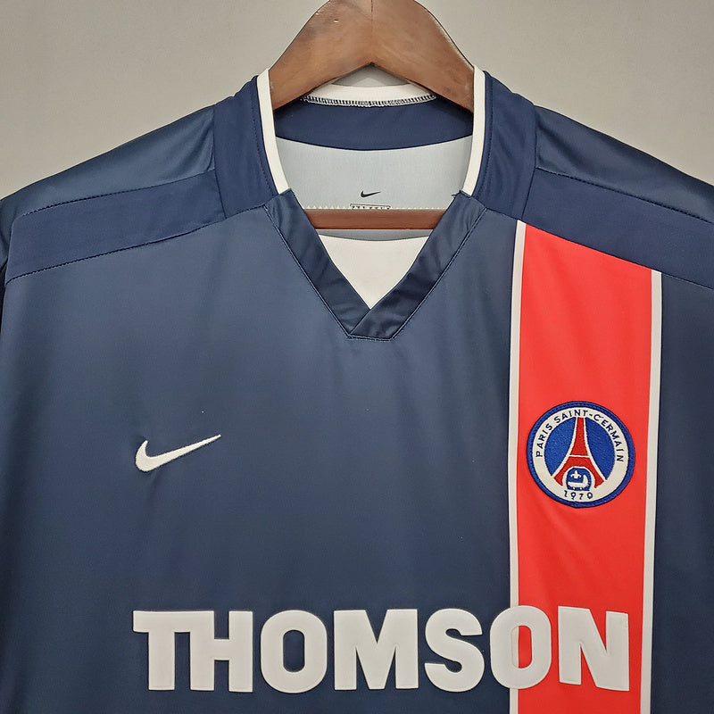 Camisa PSG Retrô 2002/2003 Azul e Vermelha - Nike | Futmantos