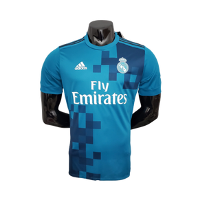 Camisa Real Madrid III 17/18 - Azul - Adidas- Masculino Jogador