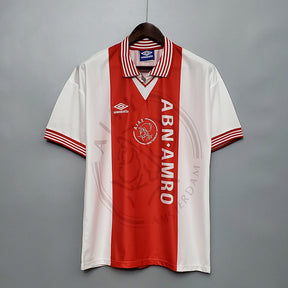 Camisa Ajax Retrô 1995/1996 Vermelha e Branca - Umbro | Futmantos