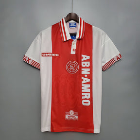 Camisa Ajax Retrô 1997/1998 Vermelha e Branca - Umbro | Futmantos