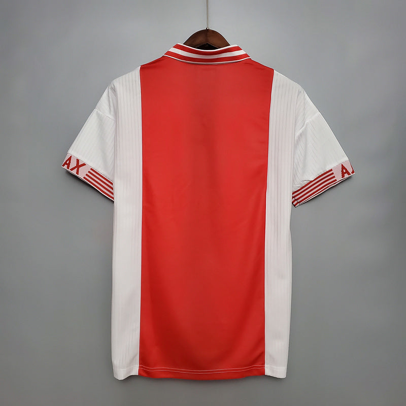 Camisa Ajax Retrô 1997/1998 Vermelha e Branca - Umbro | Futmantos