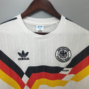 Camisa Seleção Alemanha Retrô 1990 Branca - Adidas | Futmantos