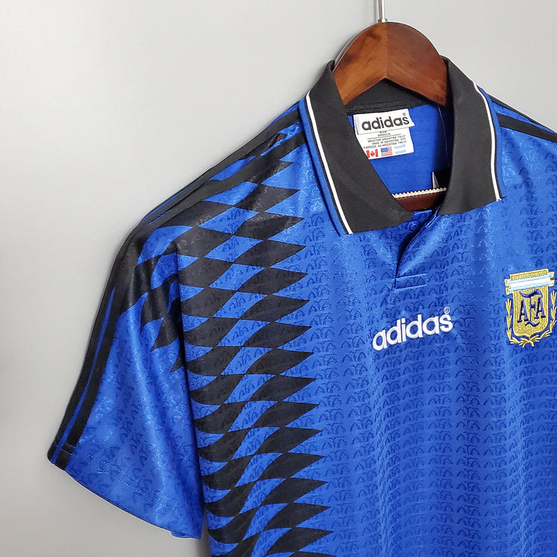 Camisa Seleção Argentina Retrô 1994 Azul - Adidas | Futmantos