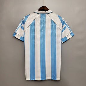 Camisa Seleção Argentina Retrô 1997-1998 Azul e Branca - Adidas | Futmantos