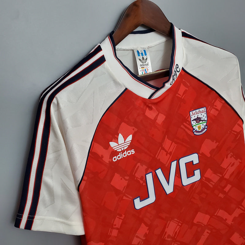 Camisa Arsenal Retrô 1990/1992 Vermelha - Adidas | Futmantos