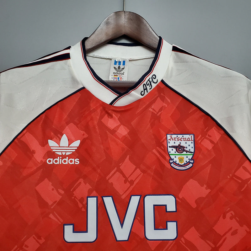 Camisa Arsenal Retrô 1990/1992 Vermelha - Adidas | Futmantos